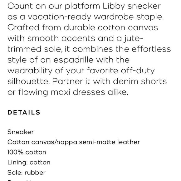 MICHAEL Michael Kors Libby Canvas Espadrille Platform Sneakers in the Size 9.5M - Picture 8 of 8